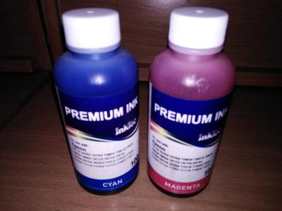 Лот: 11034651. Фото: 1. Чернила Inktec cyan magenta 100ml... Картриджи, расходные материалы