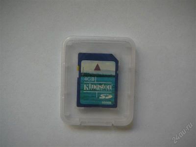 Лот: 938945. Фото: 1. Карта памяти SD 4Gb. Другое (компьютеры, оргтехника, канцтовары)