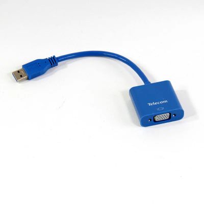 Лот: 8238220. Фото: 1. Адаптер USB 3.0 - VGA-F display... Шлейфы, кабели, переходники