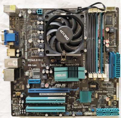Лот: 21721382. Фото: 1. Материнская плата asus M4A78LT-M... Материнские платы