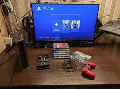 Лот: 19636592. Фото: 1. ps 4 playstation 4 slim 500gb... Игровые приставки, консоли