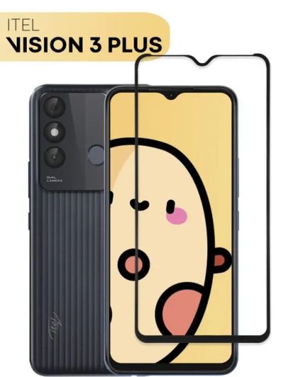 Лот: 20348984. Фото: 1. Защитное стекло Itel Vision 3... Защитные стёкла, защитные плёнки