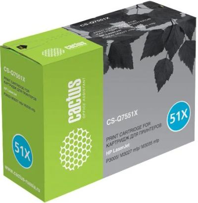 Лот: 5180993. Фото: 1. Картридж лазерный Cactus CS-Q7551X... Картриджи, расходные материалы