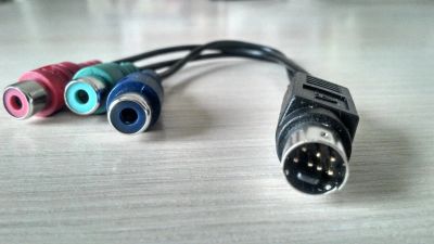 Лот: 11107873. Фото: 1. Кабель S-Video 7 Pin на 3RCA... Шлейфы, кабели, переходники