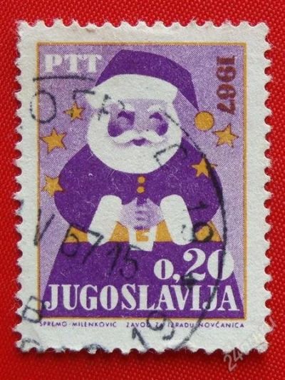Лот: 1791844. Фото: 1. (№1442) марка "Санта-Клаус" 1967... Марки