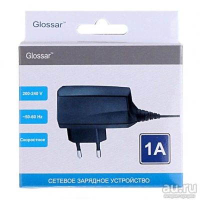 Лот: 14291606. Фото: 1. СЗУ Glossar microUSB (25473,9573... Зарядные устройства, блоки питания, адаптеры сетевые для смартфонов