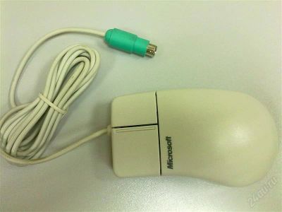 Лот: 2386523. Фото: 1. Ретро-мышка, новая, MIcrosoft... Клавиатуры и мыши