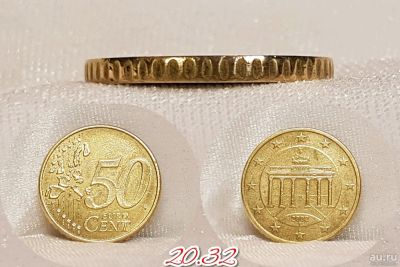 Лот: 13473360. Фото: 1. 50 евро цент. 2002г. Германия... Европа
