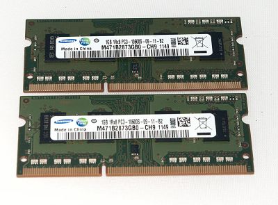 Лот: 9104810. Фото: 1. Оперативная память DDR3 2x1Gb. Оперативная память