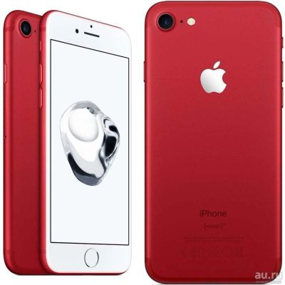 Лот: 13395057. Фото: 1. iPhone 7 128gb Red. Чехлы, бамперы