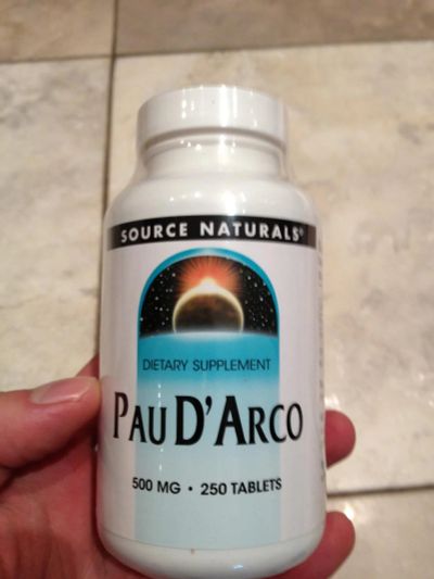 Лот: 6854697. Фото: 1. Source Naturals Pau D'arco кора... Спортивное питание, витамины