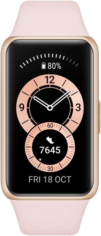 Лот: 18376991. Фото: 1. Фитнес-браслет Huawei Band 6 Розовая... Смарт-часы, фитнес-браслеты, аксессуары