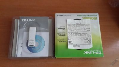 Лот: 11447014. Фото: 1. USB адаптер wifi TP-LINK TL-WN727N. WiFi, Bluetooth адаптеры