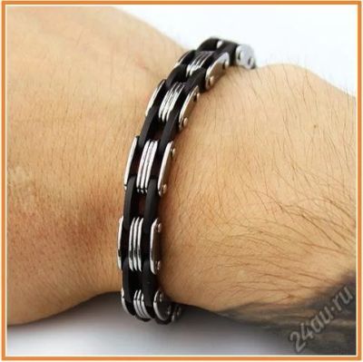 Лот: 5880207. Фото: 1. Мужской браслет из стали Spikes... Браслеты