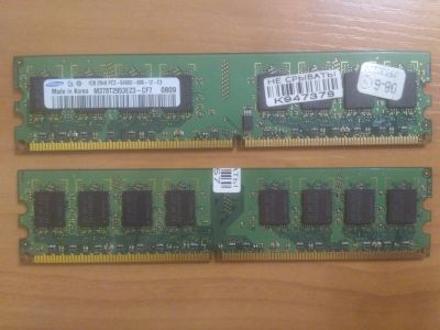 Лот: 17089006. Фото: 1. Модуль памяти Samsung DIMM DDR2... Оперативная память