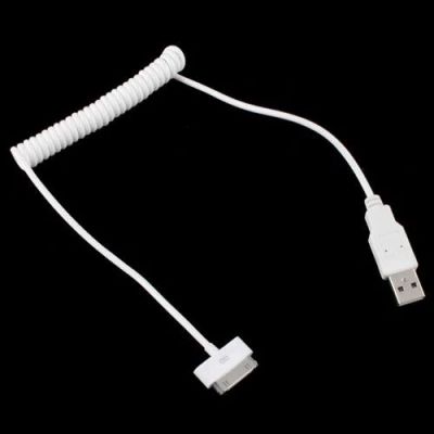 Лот: 3087653. Фото: 1. USB дата кабель витой (пружинкой... Дата-кабели, переходники