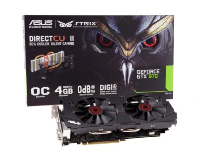 Лот: 7492404. Фото: 1. Видеокарта ASUS GeForce GTX 970... Видеокарты