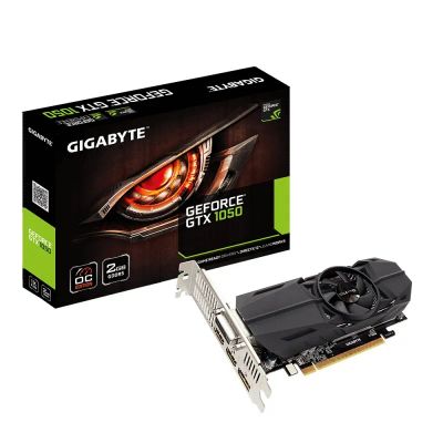 Лот: 21146847. Фото: 1. Gigabyte GTX 1050 OC Low Profile... Видеокарты