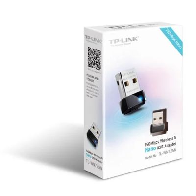 Лот: 3589327. Фото: 1. WiFi USB-адаптер TP-Link TL-WN725N... WiFi, Bluetooth адаптеры