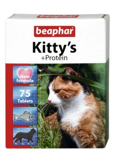 Лот: 5689519. Фото: 1. Пищевая добавка Beaphar Kitty... Косметика для животных