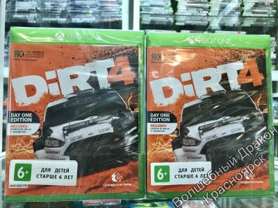 Лот: 12989086. Фото: 1. DIRT 4 . Игра для XBOX ONE + Обмен... Игры для консолей