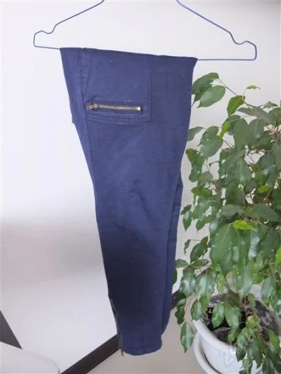 Лот: 2755129. Фото: 1. Синие джинсы skinny Zara, размер... Джинсы