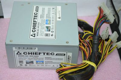 Лот: 12118610. Фото: 1. Блок питания Chieftec APS-500S. Корпуса, блоки питания