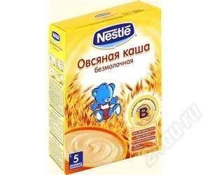 Лот: 842671. Фото: 1. Nestle детская безмолочная овсяная... Детское питание