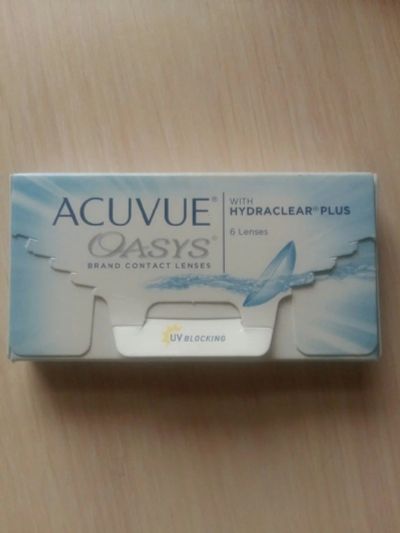 Лот: 14156353. Фото: 1. Линзы Acuvue Oasys. Контактные линзы