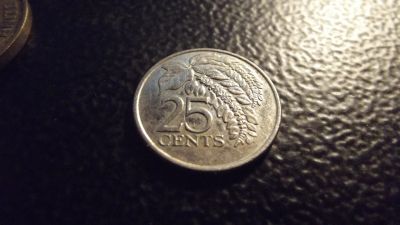 Лот: 11600782. Фото: 1. 25 центов 2007 года, Тринидад... Америка