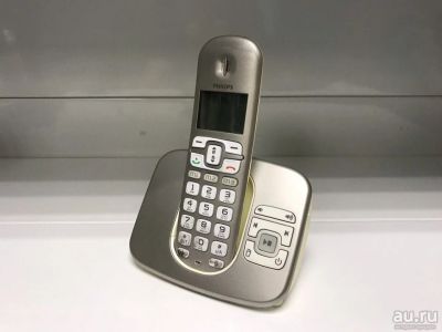 Лот: 14295557. Фото: 1. Радиотелефон Philips XL395. DECT и радиотелефоны