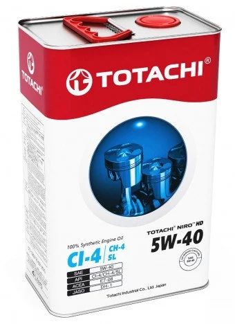 Лот: 11615394. Фото: 1. Totachi Niro HD 5w-40, 4 л. Масла, жидкости