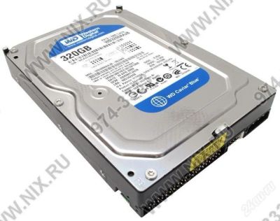 Лот: 2483734. Фото: 1. HDD 320Gb IDE WD Caviar Blue WD3200AAJB... Жёсткие диски (HDD)