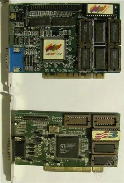 Лот: 1568890. Фото: 1. две видюхи pci s3 (2). Видеокарты