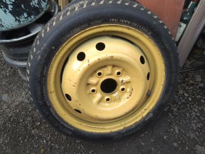 Лот: 15133894. Фото: 1. R15 5x100 банан , запаска , 1шт. Шины на дисках