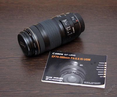 Лот: 104693. Фото: 1. Объектив Canon EF 70-300 mm f... Светофильтры
