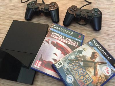 Лот: 7676496. Фото: 1. Sony Playstation 2. Игровые приставки, консоли