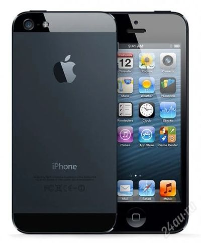 Лот: 3451338. Фото: 1. Apple iPhone 5 16gb, Black. (Sim... Смартфоны