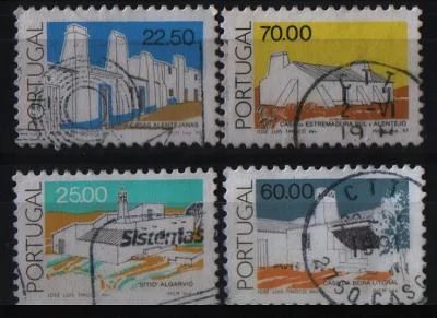 Лот: 6961674. Фото: 1. Португалия 1986-87г стандарт архитектура... Марки