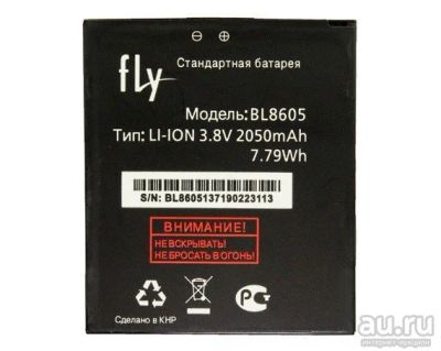 Лот: 13472711. Фото: 1. АКБ. Аккумулятор Original Fly... Аккумуляторы