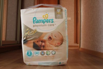 Лот: 6766640. Фото: 1. Подгузники Pampers (памперс) Premium... Детская гигиена
