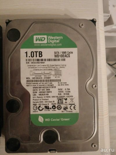 Лот: 13832063. Фото: 1. Hdd 1tb. Жёсткие диски (HDD)