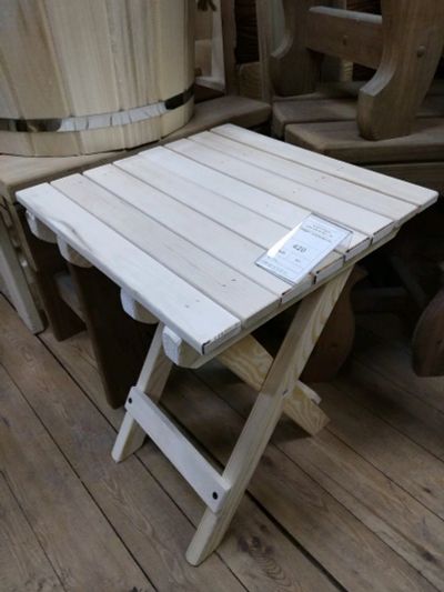 Лот: 11757260. Фото: 1. Табурет стул деревянный раскладной... Туристическая, походная мебель