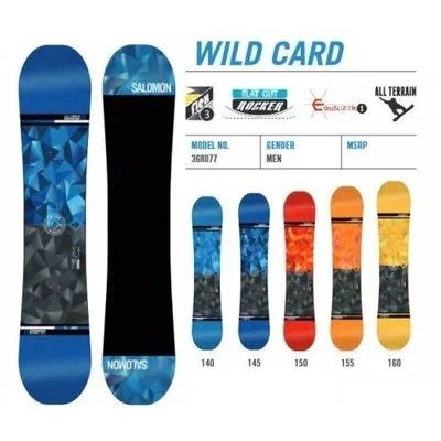 Лот: 12434349. Фото: 1. Salomon Сноуборд Wild Card (2016... Сноуборды