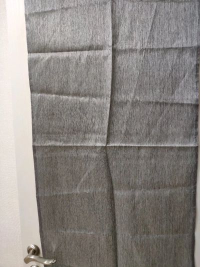 Лот: 14764291. Фото: 1. 2 шторы японские (прямые) серые... Шторы, тюль