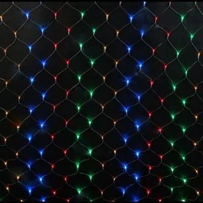 Лот: 16903153. Фото: 1. Гирлянда "Сеть", 2 х 2 м, 100LED... Гирлянды, шарики, новогодние аксессуары