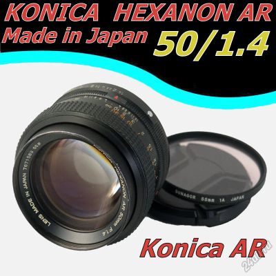 Лот: 5700162. Фото: 1. Объектив Konica AR Hexanon 50... Объективы