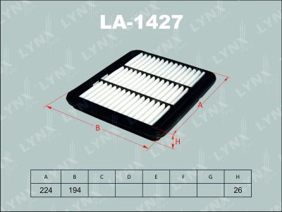Лот: 13357057. Фото: 1. Lynx LA-1427 Воздушный фильтр. Расходные материалы