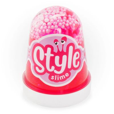 Лот: 16146424. Фото: 1. STYLE SLIME с шариками "Розовый... Другое (творчество)