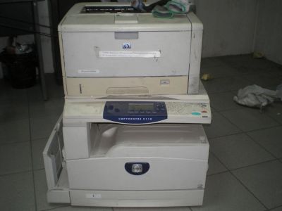 Лот: 11182439. Фото: 1. Xerox C 118 и HP 5200. МФУ и копировальные аппараты
